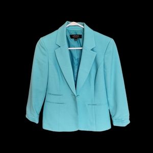 Teal blazer